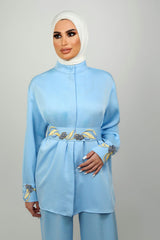 Zina Belted Top