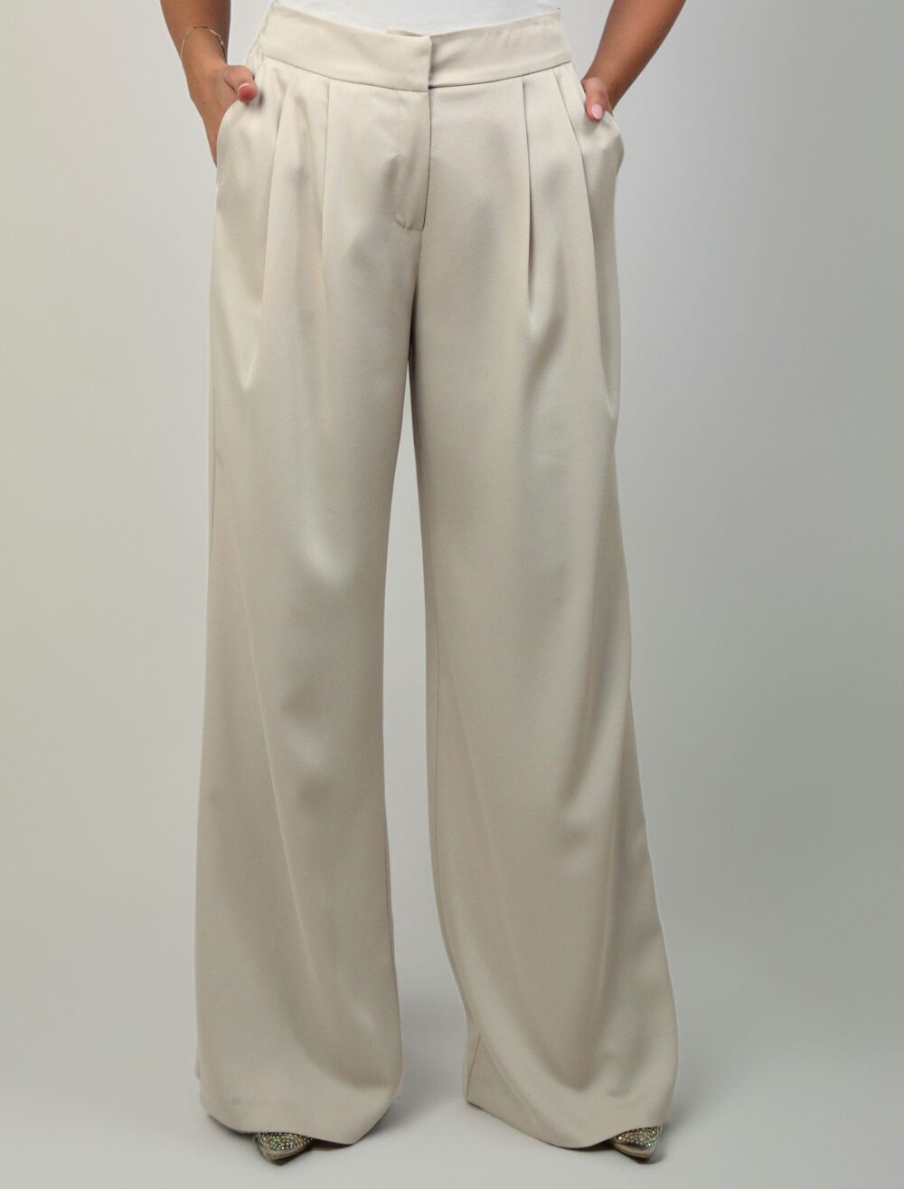 Zina Wide Leg Trousers - Image 3